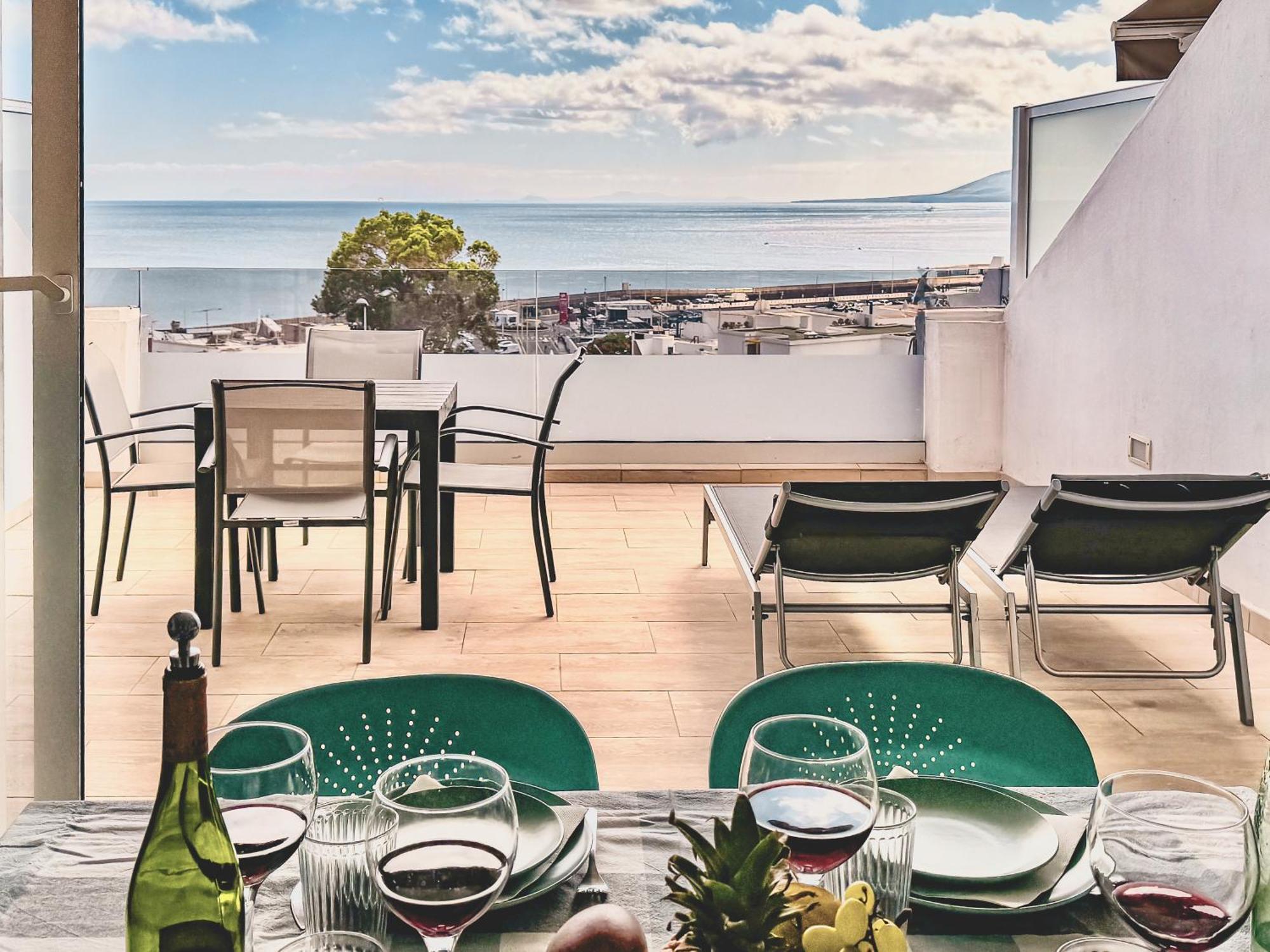 Arthouse Sea View - Acquamarina E Zaffiro Villa Puerto del Carmen  Exterior photo
